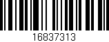 Código de barras (EAN, GTIN, SKU, ISBN): '16837313'