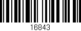 Código de barras (EAN, GTIN, SKU, ISBN): '16843'