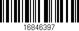Código de barras (EAN, GTIN, SKU, ISBN): '16846397'