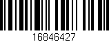 Código de barras (EAN, GTIN, SKU, ISBN): '16846427'