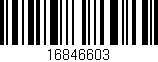 Código de barras (EAN, GTIN, SKU, ISBN): '16846603'