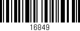 Código de barras (EAN, GTIN, SKU, ISBN): '16849'