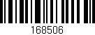 Código de barras (EAN, GTIN, SKU, ISBN): '168506'