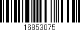 Código de barras (EAN, GTIN, SKU, ISBN): '16853075'
