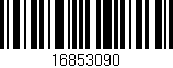 Código de barras (EAN, GTIN, SKU, ISBN): '16853090'