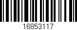 Código de barras (EAN, GTIN, SKU, ISBN): '16853117'