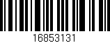 Código de barras (EAN, GTIN, SKU, ISBN): '16853131'