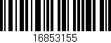 Código de barras (EAN, GTIN, SKU, ISBN): '16853155'