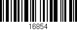 Código de barras (EAN, GTIN, SKU, ISBN): '16854'