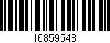 Código de barras (EAN, GTIN, SKU, ISBN): '16859548'
