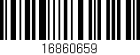 Código de barras (EAN, GTIN, SKU, ISBN): '16860659'