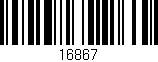 Código de barras (EAN, GTIN, SKU, ISBN): '16867'