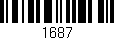 Código de barras (EAN, GTIN, SKU, ISBN): '1687'