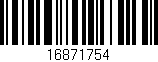 Código de barras (EAN, GTIN, SKU, ISBN): '16871754'