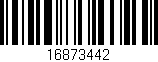 Código de barras (EAN, GTIN, SKU, ISBN): '16873442'