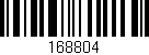 Código de barras (EAN, GTIN, SKU, ISBN): '168804'