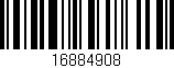 Código de barras (EAN, GTIN, SKU, ISBN): '16884908'