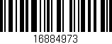 Código de barras (EAN, GTIN, SKU, ISBN): '16884973'
