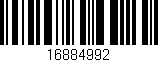 Código de barras (EAN, GTIN, SKU, ISBN): '16884992'
