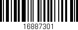 Código de barras (EAN, GTIN, SKU, ISBN): '16887301'