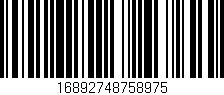 Código de barras (EAN, GTIN, SKU, ISBN): '16892748758975'