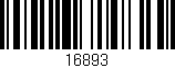 Código de barras (EAN, GTIN, SKU, ISBN): '16893'