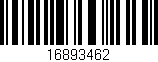 Código de barras (EAN, GTIN, SKU, ISBN): '16893462'