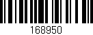 Código de barras (EAN, GTIN, SKU, ISBN): '168950'