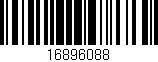 Código de barras (EAN, GTIN, SKU, ISBN): '16896088'