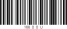 Código de barras (EAN, GTIN, SKU, ISBN): '168_0_0_U'