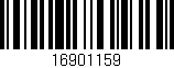 Código de barras (EAN, GTIN, SKU, ISBN): '16901159'