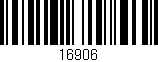 Código de barras (EAN, GTIN, SKU, ISBN): '16906'