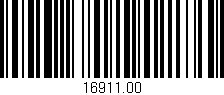 Código de barras (EAN, GTIN, SKU, ISBN): '16911.00'