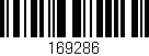 Código de barras (EAN, GTIN, SKU, ISBN): '169286'