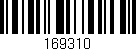 Código de barras (EAN, GTIN, SKU, ISBN): '169310'
