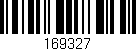 Código de barras (EAN, GTIN, SKU, ISBN): '169327'