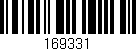 Código de barras (EAN, GTIN, SKU, ISBN): '169331'
