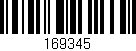 Código de barras (EAN, GTIN, SKU, ISBN): '169345'
