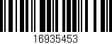 Código de barras (EAN, GTIN, SKU, ISBN): '16935453'