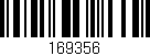 Código de barras (EAN, GTIN, SKU, ISBN): '169356'