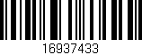 Código de barras (EAN, GTIN, SKU, ISBN): '16937433'