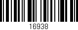 Código de barras (EAN, GTIN, SKU, ISBN): '16938'