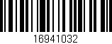 Código de barras (EAN, GTIN, SKU, ISBN): '16941032'