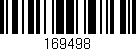 Código de barras (EAN, GTIN, SKU, ISBN): '169498'