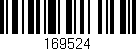 Código de barras (EAN, GTIN, SKU, ISBN): '169524'