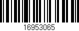 Código de barras (EAN, GTIN, SKU, ISBN): '16953065'