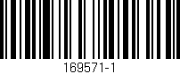 Código de barras (EAN, GTIN, SKU, ISBN): '169571-1'