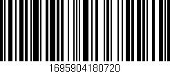 Código de barras (EAN, GTIN, SKU, ISBN): '1695904180720'
