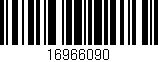 Código de barras (EAN, GTIN, SKU, ISBN): '16966090'