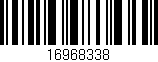 Código de barras (EAN, GTIN, SKU, ISBN): '16968338'